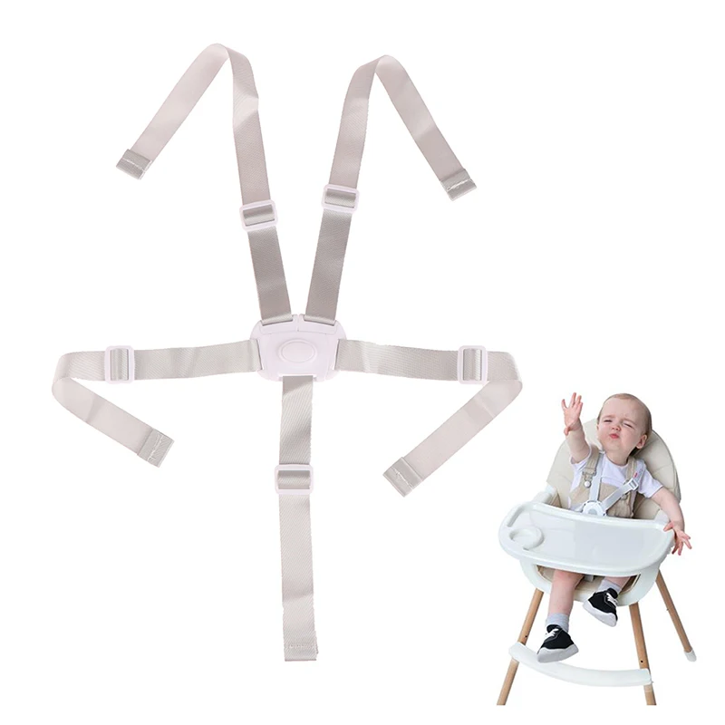 Baby Universal 5-Punkt-Gurt Hochstuhl Sicherheitsgurt Sicherheitsgurte für Kinderwagen Kinderwagen Buggy Kinder Kind Kinderwagen Kind Esszimmerstuhl Image