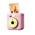 Macchina fotografica digitale per bambini, mini stampante portatile termica, stampa istantanea, fotocamera per bambini, video HD da 2,4 pollici, giocattolo regalo
