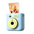 Macchina fotografica digitale per bambini, mini stampante portatile termica, stampa istantanea, fotocamera per bambini, video HD da 2,4 pollici, giocattolo regalo