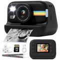 Fotocamera digitale per bambini con stampa istantanea, 1080p HD, schermo da 2,0 pollici, zoom, video, foto, 32 GB, regalo per compleanno e festival, giocattolo digitale.