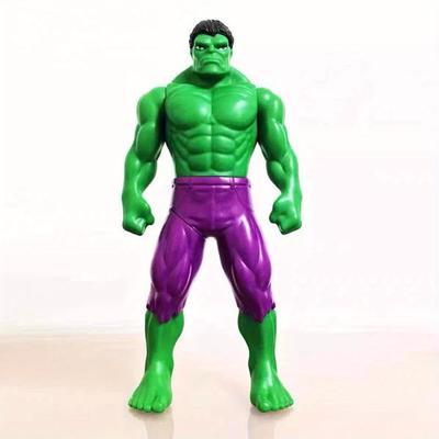 TEMU 1pc -man Press-and-spin Figurine With Iron For Man & Hulk, Plastic, No Batteries Needed - Ideal For Garden & Party Decorations, Perfect Birthday Or Holiday Gift, Decor Image