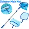 Écumoire de feuilles pour piscines, filet d'écumoire pour Spa, filet de nettoyage de piscine, accessoires de nettoyage extérieur pour piscine