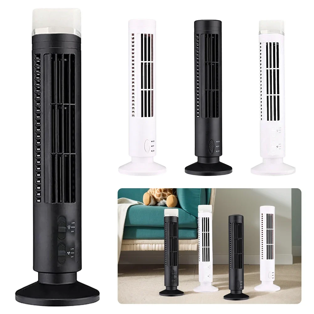Ventilateur tour LED ventilateur de refroidissement sans lame 2 vitesses sans feuille climatiseur ventilateur de sol électrique Portable pour salon chambre