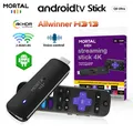 Mortal Android 14.0 TV Stick Q8 Ultra Google Voice 4K HDR 10 Allwinner H313 Wifi6 BT5.0 2G16G Netflix Mini Box Portatile Intelligente