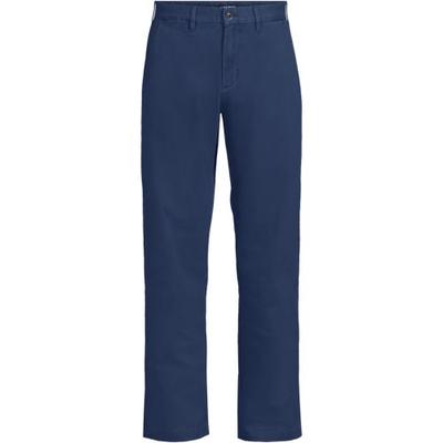 Everyday Chinos, Relaxed Fit, Men, size: 36 32, regular, Blue, by Lands' End