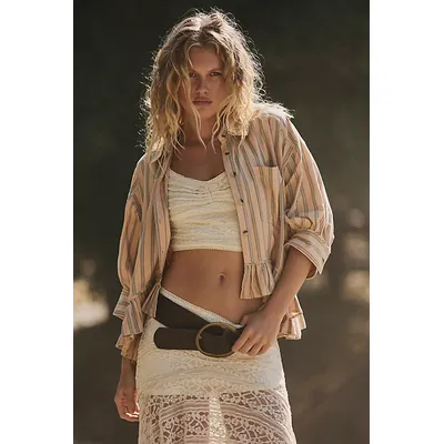 We The Free Bailey Stripe Shirt at Free People in Moxley Stripe, Size: Medium