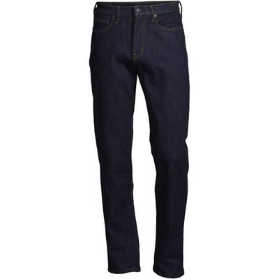 Stretch Denim Jeans, Traditional Fit, Men, size: 44, regular, Blue, Cotton-blend, by Lands' End