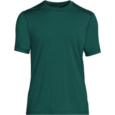 Short Sleeve Rash Vest, Men, size: 42-44, regular, Green, by Lands' End