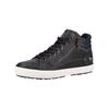 Schnürstiefelette MUSTANG SHOES "Mustang Shoes Sneaker Lederimitat", Herren, Gr. 45, grau (graphit), Lederimitat, casual, Schuhe