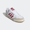 Sneaker ADIDAS ORIGINALS "CONTINENTAL 80 STRIPES", Gr. 38,5, cloud weiß, team victory rot, chalk weiß, Baumwolle, sportlich, Schuhe