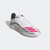 Fußballschuh ADIDAS PERFORMANCE "F50 MESSI CLUB INDOOR E FÜR KINDER", Gr. 32, cloud weiß, lucid rot, silber metallic, Synthetik, sportlich, Schuhe