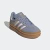 Sneaker ADIDAS ORIGINALS "GAZELLE BOLD KIDS", Gr. 38, silber violet, almost pink, gum 1, Leder, Synthetik, sportlich, Schuhe
