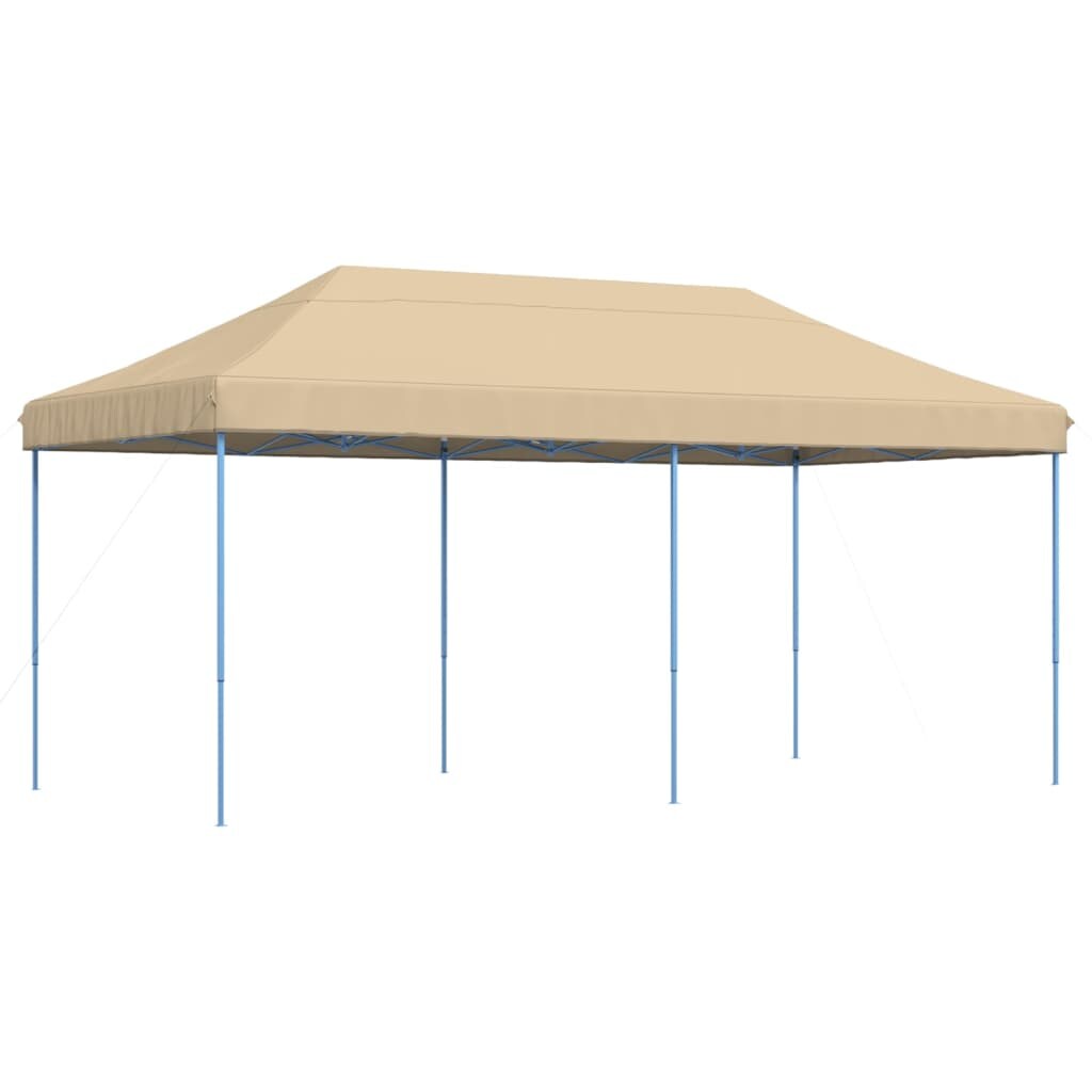 vidaXL Partyzelt Faltbar Pop-Up Beige 580x292x315 cm Image