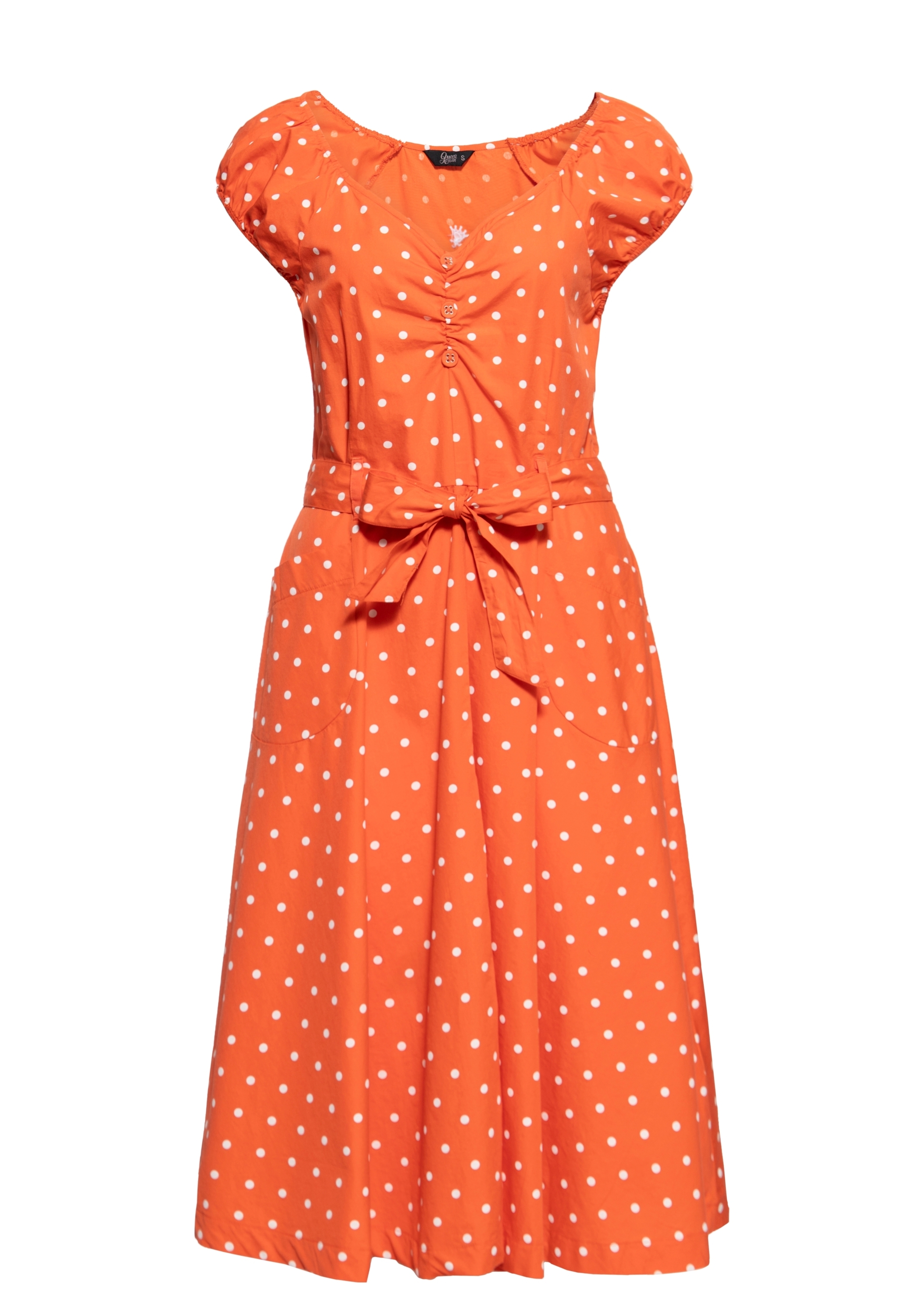 Queen Kerosin Damen Swing Kleid orange Image