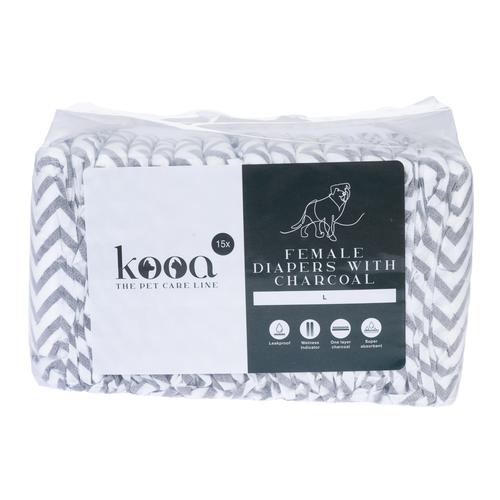 kooa Couches avec charbon actif Taille : L pour chiennes