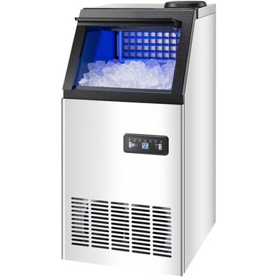 Mophorn - Kommerzielle Eismaschine, 80 lbs/24 h Produktionskapazität mit 28 lbs Speicher, 36 Image
