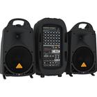 Behringer EUROPORT PPA2000BT Ultrakompaktes tragbares 2000-Watt-8-Kanal-PA-System mit Bluetooth, drahtloser Mikrofonoption, Klark Teknik Multi-FX-Prozessor und FBQ-Feedback-Erkennung