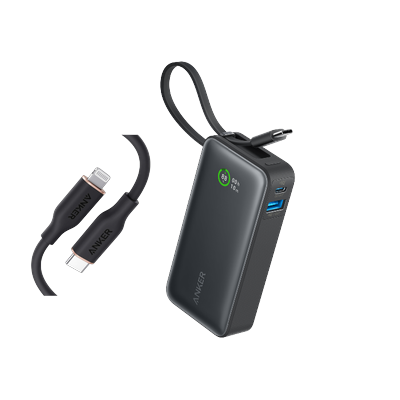 Anker Nano Powerbank + Anker 641 USB-C auf Lightning Kabel (0,9m) Image