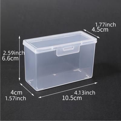 TEMU 166pcs/3pcs, Clear Waterproof Playing Card Cases - Durable Plastic Storage Boxes For Cards, Ideal Holiday Gift, Baskets, Bins & Containers For Home Organization Image