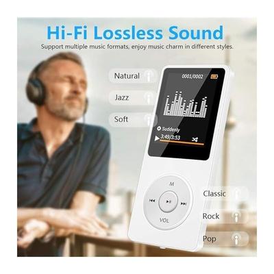 TEMU Mp3 Mp4 Player Lcd Display Hifi Bass Music Player Fm Radio Audio 16gb