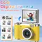 Appareil photo numérique 8X Zoom numérique Enregistreur vidéo Vlog vintage 180 ° Appareil photo numérique compact à écran rabattable Selfile pour enfant