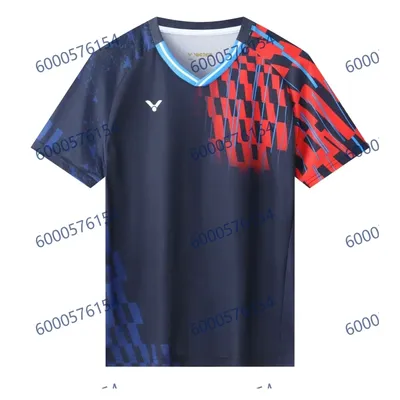 2025 Spring_Summer Multi beach Badminton Clothes, Quick Drying Breathable Sports T-shirts, High