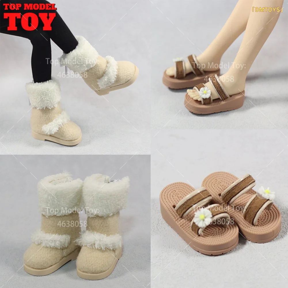 DMTOYS DP001 DP002 1/6 Skala Handgemachte Hausschuhe Schnee Schuhe Modell Für 12 "Große Füße Weibliche Soldat Action Figur Körper puppen Spielzeug