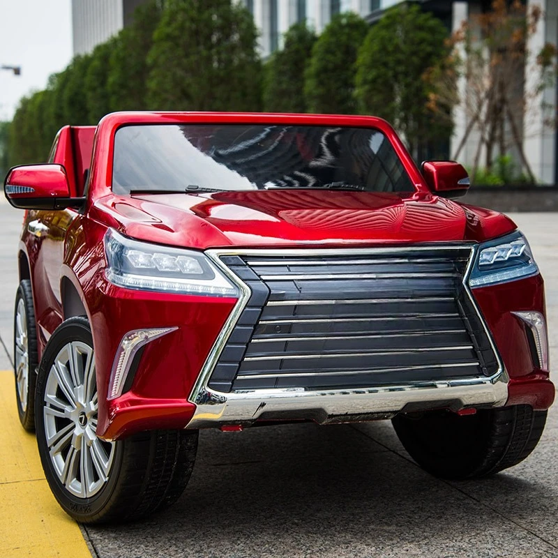 Elektrisches, vierrädriges, ferngesteuertes Doppel-Babyspielzeug für Kinder, ein sitzendes Geländewagen mit Allradantrieb Image