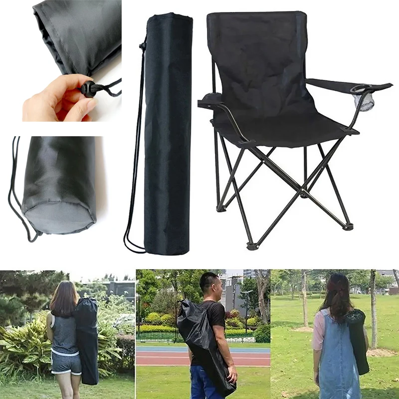 Outdoor Zelt Pole Lagerung Tasche Strand Klappstuhl Tasche Sun Shelter Pole Angelrute Tragen Tasche Camping Zubehör