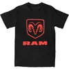 Rote Widder T-Shirt Auto Logo Hip Hop T-Shirts Kurzarm Streetwear Tops Sommer Baumwolle O-Ausschnitt plus Größe 5xl T-Shirts