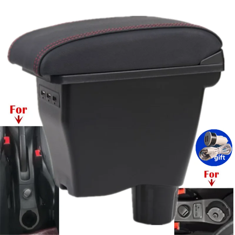 Für Smart Fortwo Armlehnenbox für Mercedes New Smart 453 Fortwo Forfour Auto-Armlehnenbox Spezielle Nachrüst-Aufbewahrungsbox 2015–2018 Image