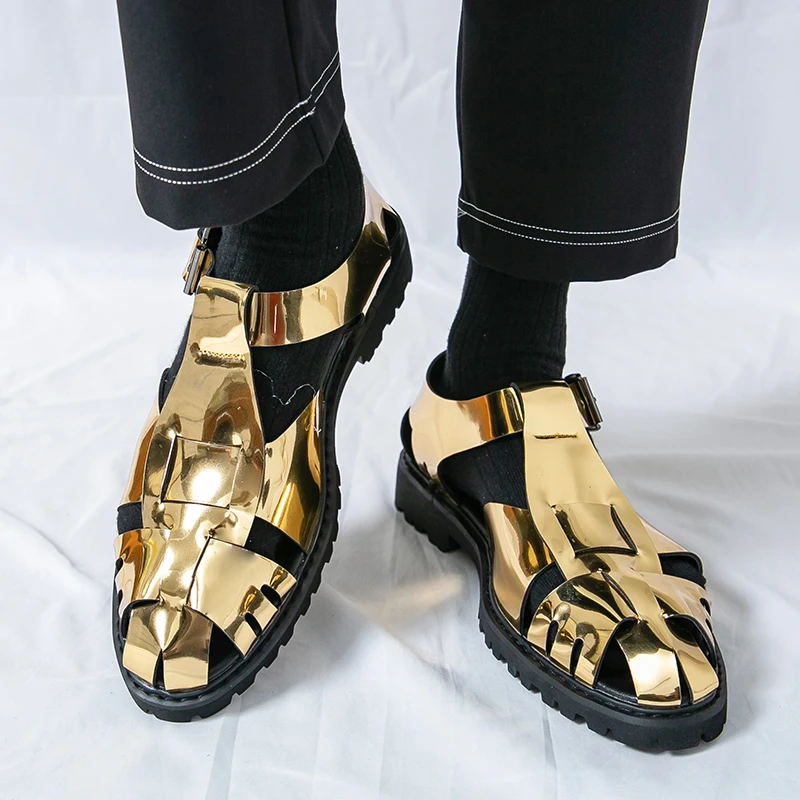 Luxus Marke Anzug Interview männer Formale Schuhe High-end-Gold Hochzeit Schuhe Büro herren Business Leder Schuhe atmungsaktive Sommer