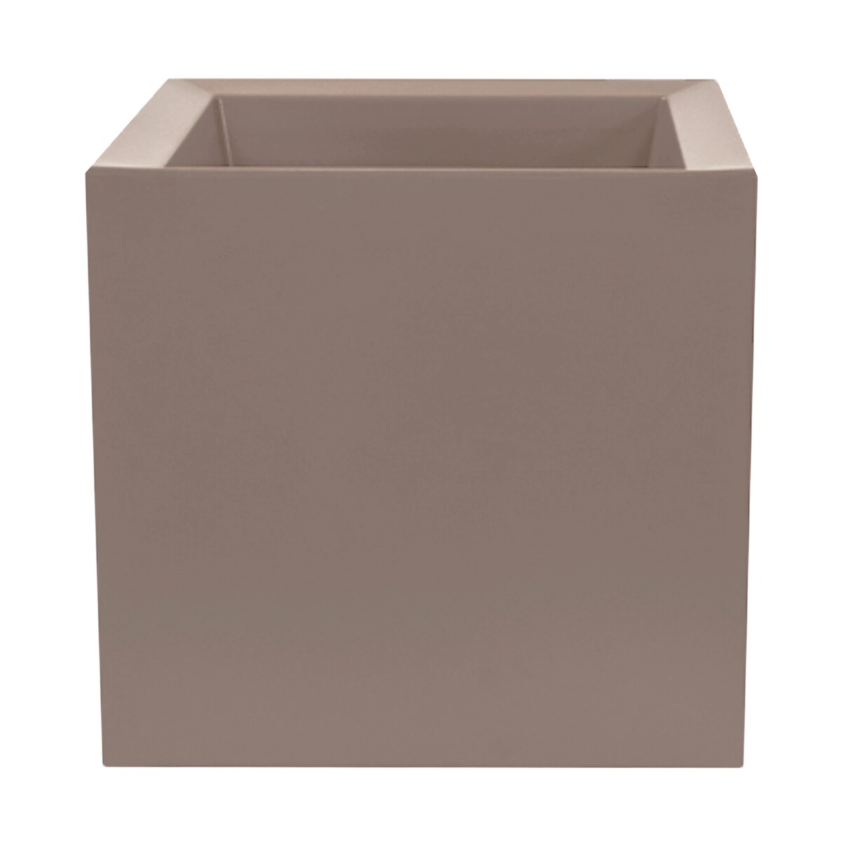 WellHome - Blumentopf Modell "Dan-i cube collection" 95L Zementfarbe 50x50cm Image
