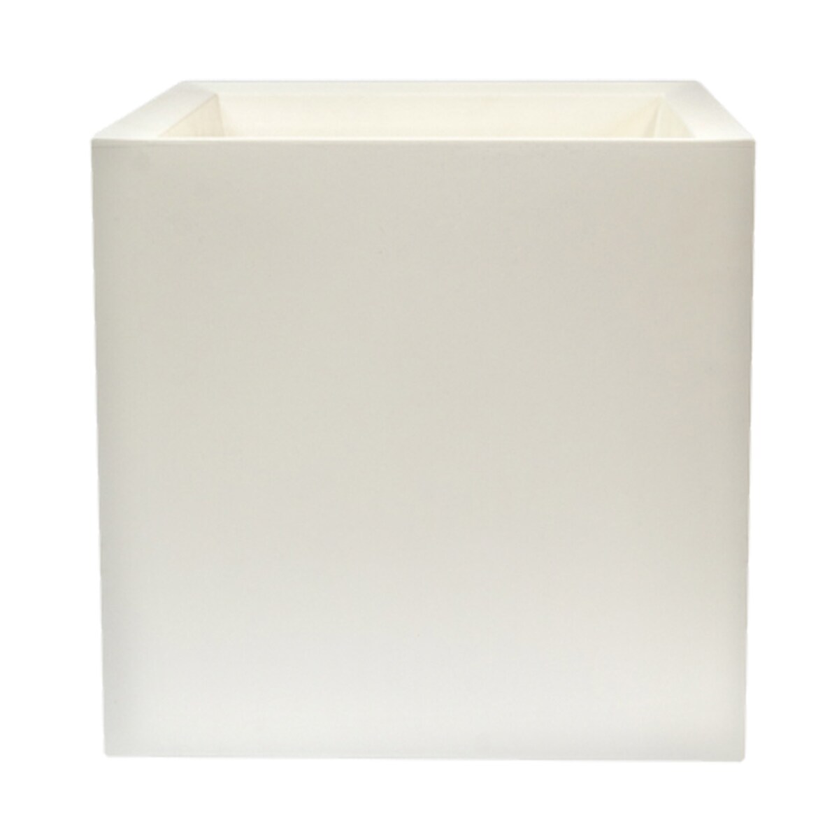WellHome - Blumentopf Modell "Dan-i cube collection" 95L Farbe Weiß 50x50cm Image