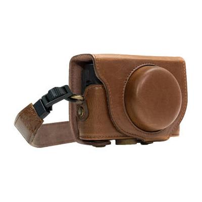 MegaGear Ever Ready PU Leather Camera Case and Strap for Sony Cyber-shot DSC-RX100 V MG589