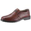 Slipper JOSEF SEIBEL "Alastair", Herren, Gr. 49, braun (cognac), Glattleder, used, klassisch, Schuhe, Festtagschuh, Komfortschuh mit seitlichen Stretcheinsatz