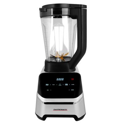 GASTROBACK Standmixer "40987, Design Multi-Power Mix & Soup", schwarz (silber, schwarz), B:23,8cm H:43cm T:19,8cm, Zerkleinerer Image
