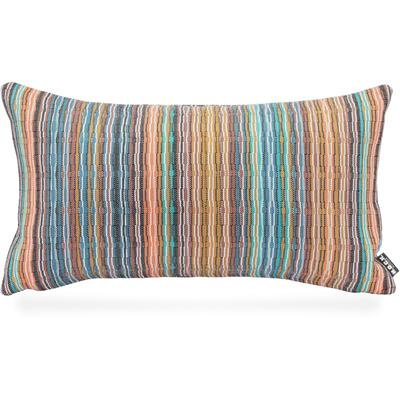 Dekokissen H.O.C.K. "Casabella", bunt,multi, gemustert, B:50cm H:10cm L:30cm, Obermaterial: 56% Polypropylen, 44% Polyacryl, Dekokissen_Sitzkissen_Kissenhüllen, Outdoorkissen inkl. Füllung, 50x50cm, Dekokissen, Streifen, bunt Image