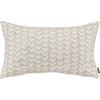 Dekokissen H.O.C.K. "White Heart", beige (beige, natur, herzen), B:30cm H:10cm L:50cm, Polyester, Dekokissen_Sitzkissen_Kissenhüllen, mit Herzen, Kissenhülle mit Füllung, 1 Stück