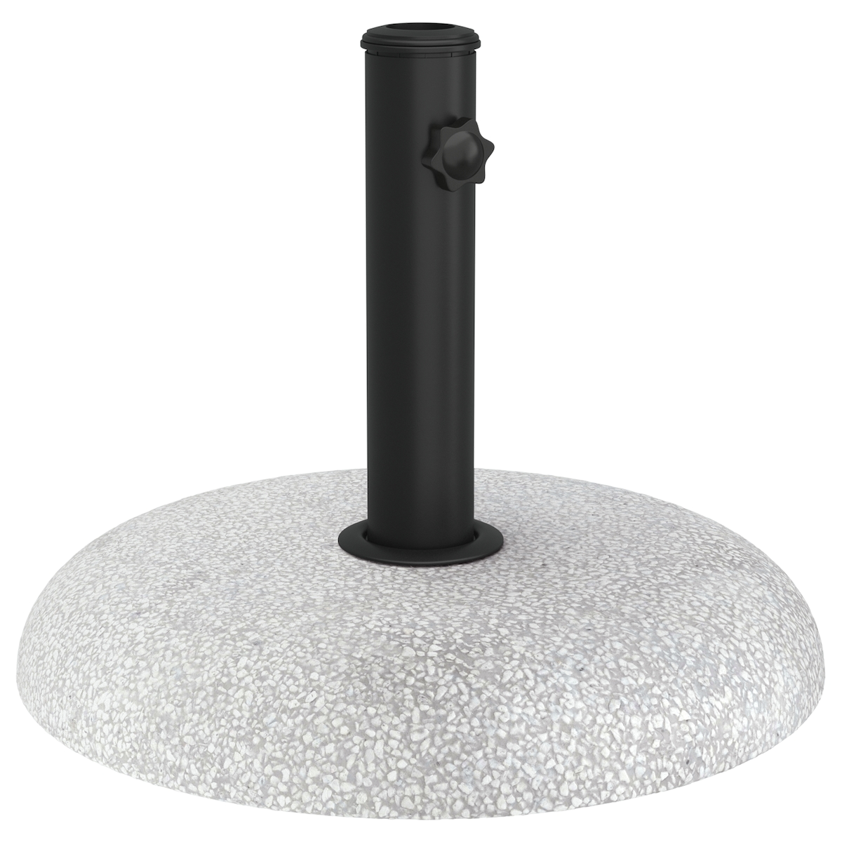 vidaXL Sonnenschirmständer Hellgrau Ø 45 x 33 cm Beton Image