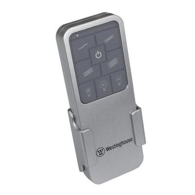 Westinghouse 778827 - 4 Speed Silver Ceiling Fan and Light Remote Control (BACKLIT DISPLAY 4 SPEED SILVER CEILING FAN AND LIGHT REMOTE CONTROL)