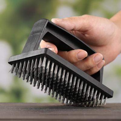 BBQ Barbecue Grill Mesh Cleaning Brush, Powerful Stain-Removing Brush, Reusable