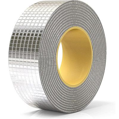 Aluminum Butyl Tape, 2 Inch x 16.5 Feet (5cm x 500cm) Waterproof Leak Sealing Tape for Metal Roof Flashing, RV Roof, Window, Gutter Leak Repair
