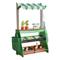 Bancarella del mercato con accessori da gioco, 100 cm, Verde