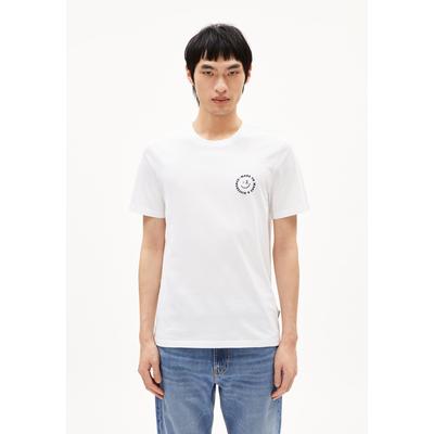 JAAMES SMILEY - Männer Regular Fit T-Shirt - weiss (Größe: S) Image
