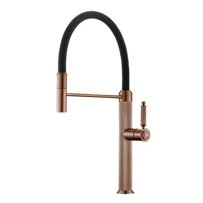 New Kitchen faucet Brush Rose Gold kitchen sink Mixer tap Top Quality Brass kitchen faucet vanity water tap faucet sink faucet