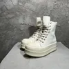 24AW Neue High Top Höhe Erhöhen Weiß frauen Schuhe Turnschuhe männer Stiefel Winter Laufen für