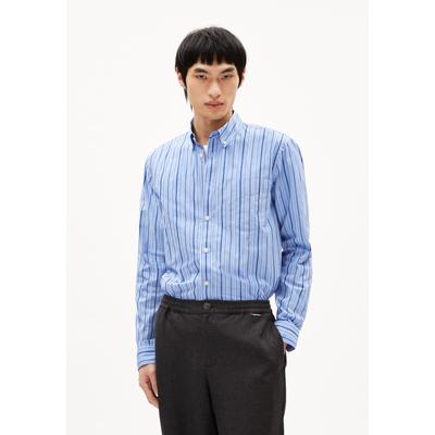 GAVRAA STRIPES - Männer Relaxed Fit Hemd - blau (Größe: M) Image