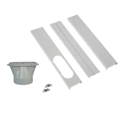 55cm Air Conditioner Window Kit 13-15cm Adjustable Window Seal Plate Set for Portable Air Conditioner