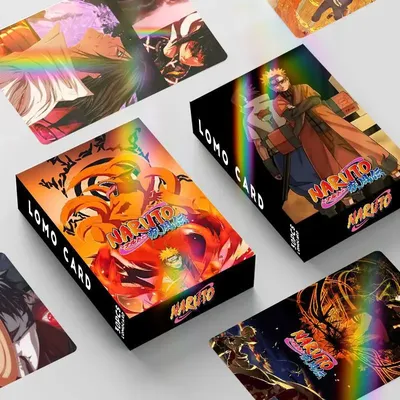 Naruto Anime Lomo-Karte, 30-Karten rund um die Anime-Sammlung, Aufkleber, Fotokarten, Hobby, Anime-Fans, Spielbox, Kinderspielzeug, Geschenke Image